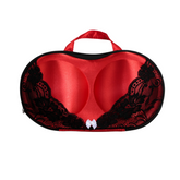 Crimson Lace Bra Travel Case/Clutch Purse